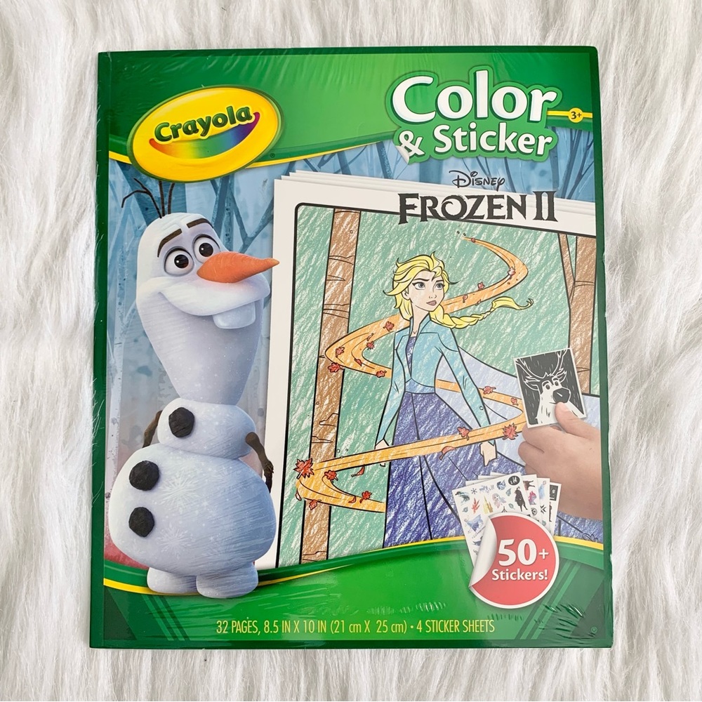 NWT Crayola Disney's Frozen 2 Color & Sticker Book - 32 Pages